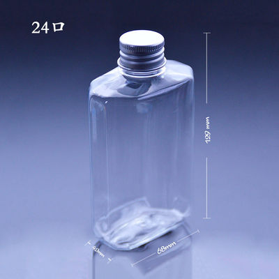 PET Enzyme Jam غسول الفم 200 مل زجاجات عصير يمكن التخلص منها